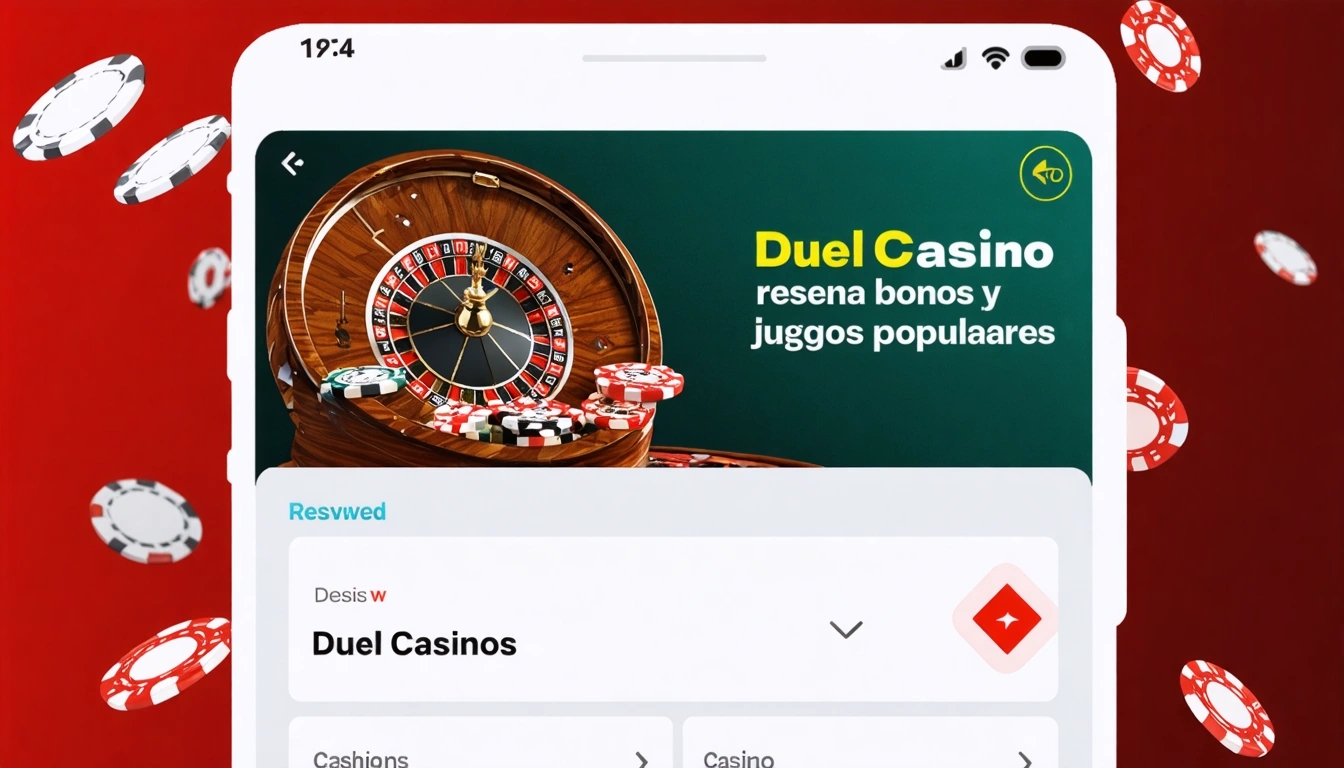 Duel Casino reseña bonos y juegos populares